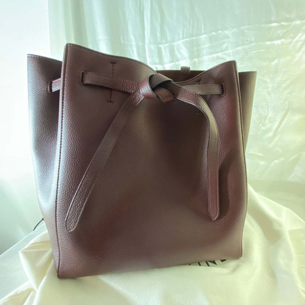 Celine Burgundy Tote
